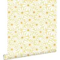 ESTAhome behang madeliefjes pastel geel - 0.53 x 10.05 m - 132006