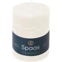 Spaas Stompkaars Essential Collection Wit 65 Uur D 8 H 11 Cm