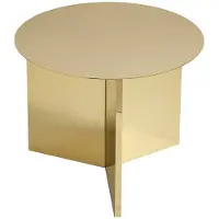HAY Slit salontafel Ø45 cm Brass