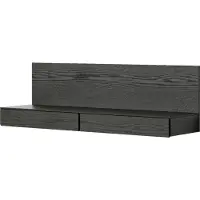 New Works Tana Wandgemonteerde Media Module Black Stained Oak
