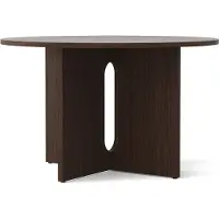 Audo Copenhagen Androgyne Round Eettafel 120 cm | Dark Stained Oak