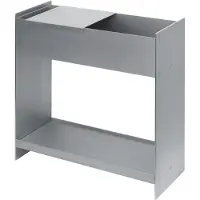 Ferm Living Plant Box Lager Plant Box With Shelf Aluminium