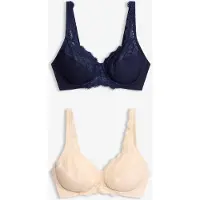 Bonprix Beugel bh met sierlijk kant (set van 2) maat 80