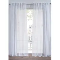 Bonprix Gordijn met fijne structuur in extra lange en brede maten (1 stuk) maat h/b: 245/280 cm