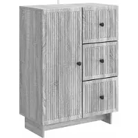 vidaXL Dressoir met lade Grijs sonoma 66 x 34,5 x 90 cm Bewerkt hout