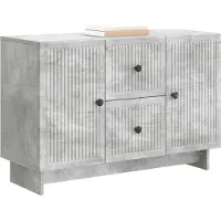 vidaXL Dressoir met lade Betongrijs 89 x 34,5 x 60 cm Bewerkt hout