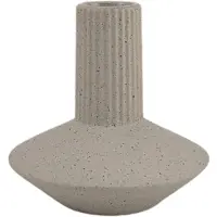 XLBoom Roma Vaas Sand Small - Keramische handgemaakte design vaas met aardse textuur - Verkrijgbaar in White | Sand | Terra - Tijdloze woondecoratie voor modern wonen