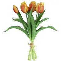 Countryfield Kunstboeket Tulipa geel/fuchsia