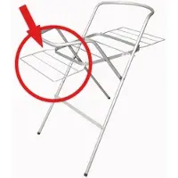 TEGA Droogrek voor badhouder 38x19 cm Wit - Baby droogrek