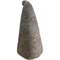 Ancient Wisdom - Muts - Vilten tovenaarsmuts bruin - hoofddeksel - sauna - warme - winteraccessoire - trendy