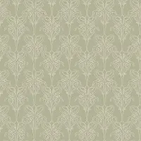 Duro Vliesbehang 520-04 - Gammalsvenska klassiker - Klassiek Groen - 53cm x 10.05m