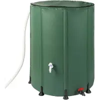 OEM Opvouwbare regenwateropslag van 80 cm, 500 liter, donkergroen, PVC