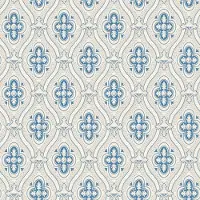 Boråstapeter Vliesbehang 4527 - Anno - Klassiek Blauw - 53cm x 10.05m