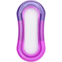 Markenlos Opblaasbaar roze luchtbed, 160 cm