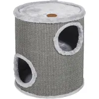 OEM Moderne en elegante krabboom - Grijs afgewerkt, diameter 36 x 50 cm - Krabpaal voor zowel kleine als grote katten