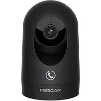 Foscam R8M Ultra HD, dual-band WiFi 6 PT binnencamera - Zwart