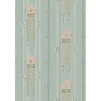 Boråstapeter Vliesbehang 4170 - Alla Tiders Hus - Bloemen Blauw - 53cm x 10.05m