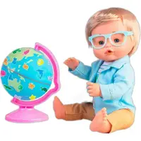 Famosa Shall We Play Guessing? Doll Blauw Kinderen