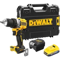 DeWalt DCD 800 E1T accuboormachine 18 V 90 Nm borstelloos + 1x Powerstack accu 1.7 Ah + lader + TSTAK