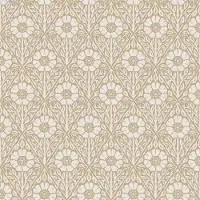 Boråstapeter Vliesbehang 5814 - Nordic Folks - Bloemen Bruin - 53cm x 10.05m