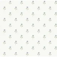 Boråstapeter Vliesbehang 6974 - Österlen - Bloemen Blauw - 53cm x 10.05m