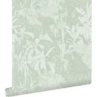 ESTAhome behang tropische bladeren mintgroen - 50 x 900 cm - 139886