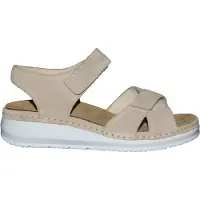 Durea 7432 wijdte H Sandalen | Maat 9 Dames Beige