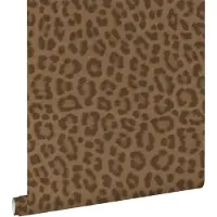 ESTAhome behang panterprint donkerbruin - 50 x 900 cm - 139969