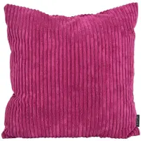 NOVÉE Sierkussen corduroy magenta | 45 x 45 cm | polyester