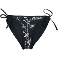 Rock Rebel by EMP Bikini Slip - Mix And Match - L tot XXL - voor Vrouwen - zwart - Maat XXL