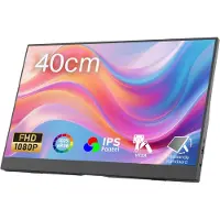 DNA Professionele Portable Monitor - USB-C - 15.6 Inch - Draagbare Monitor - Portable Monitor Laptop - Zwart - 1cm x 36cm x 22cm