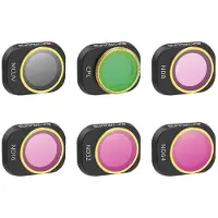 Sunnylife 6 Lensfilters Mcuvcplnd8/16/32/64 Voor Dji Mini 4 Pro