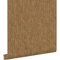 ESTAhome behang grafische lijnen okergeel - 50 x 900 cm - 131412