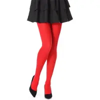 Bellivalini Dames Panty - 100 DEN - Medium gloss - Polyamide - BLV-FI-1003 - Rood - XL