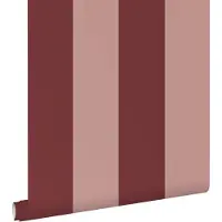 ESTAhome behang strepen bordeaux rood - 50 x 900 cm - 131969