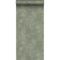 ESTAhome behang betonlook vergrijsd groen - 50 x 900 cm - 148756