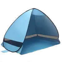 Happiq Strandonderdak - Voor gezinnen, strand & strandkamperen - UV50+ zonbescherming, pop-up zonnescherm - Lichtgewicht textiel (kleur niet gespecificeerd)