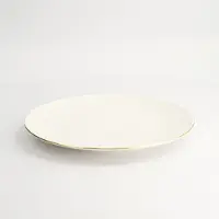 Tokyo Design Studio - Nippon White Gold Rim Plate 25.5cm Wave