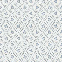 Boråstapeter Vliesbehang 5822 - Nordic Folks - Bloemen Blauw - 53cm x 10.05m