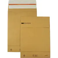 Netuno Monsterzak - XL - 450 x 570 mm - 100 stuks - HK zelfklevend met plakstrip - 120 gram - Bruin -