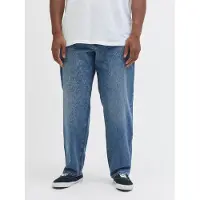 Jack & Jones Plus Jeans 'JJIMIKE JJORIGINAL' blauw denim