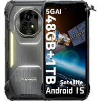 Blackview XPLORE 2 Satellite - Robuuste Smartphone - 5G - 48GB RAM - 1TB ROM - 6.78 inch - Robuuste Telefoon - Nachtzicht - Android 15 - NFC - GPS - Zwart