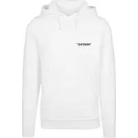 Mister tee Sweatshirt 'Out$ide' zwart / wit