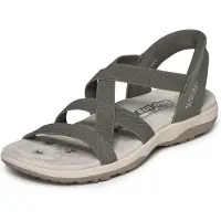 SKECHERS Sandaal 'Slip-Ins: Reggae Slim' groen