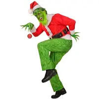 Widmann Kerst monster kostuum Grinch