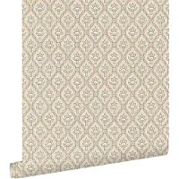 ESTAhome behang vintage bloemen beige en blauw - 50 x 900 cm - 132011
