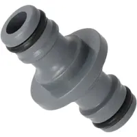 Dedra Garden - Tuinslang dubbele koppeling - ABS materiaal - Snelkoppeling 1/2"