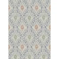 Boråstapeter Vliesbehang 8054 - Anno II - Bloemen Blauw - 53cm x 10.05m