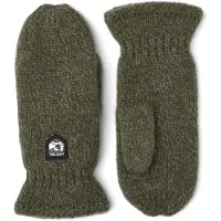 Hestra - Basic Wool Mitt - Handschoenen 6, olijfgroen