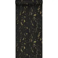 ESTAhome behang kurk zwart en goud - 50 x 900 cm - 139337